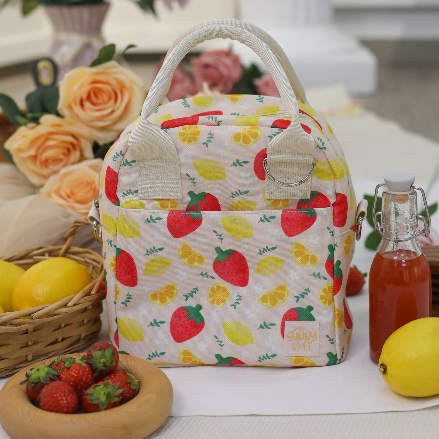 Strawberry Lemonade Cooler Bag