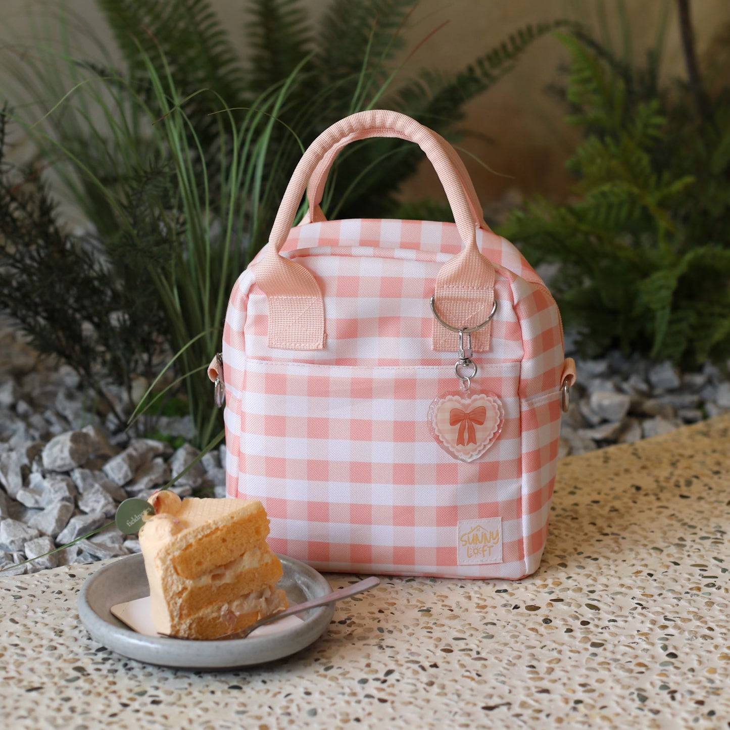 Peach Day Bag Charm