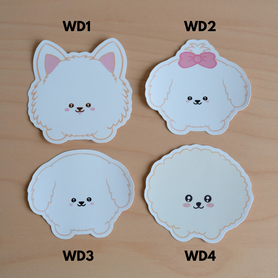 Chubby Puppies Stickers