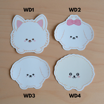 Chubby Puppies Stickers