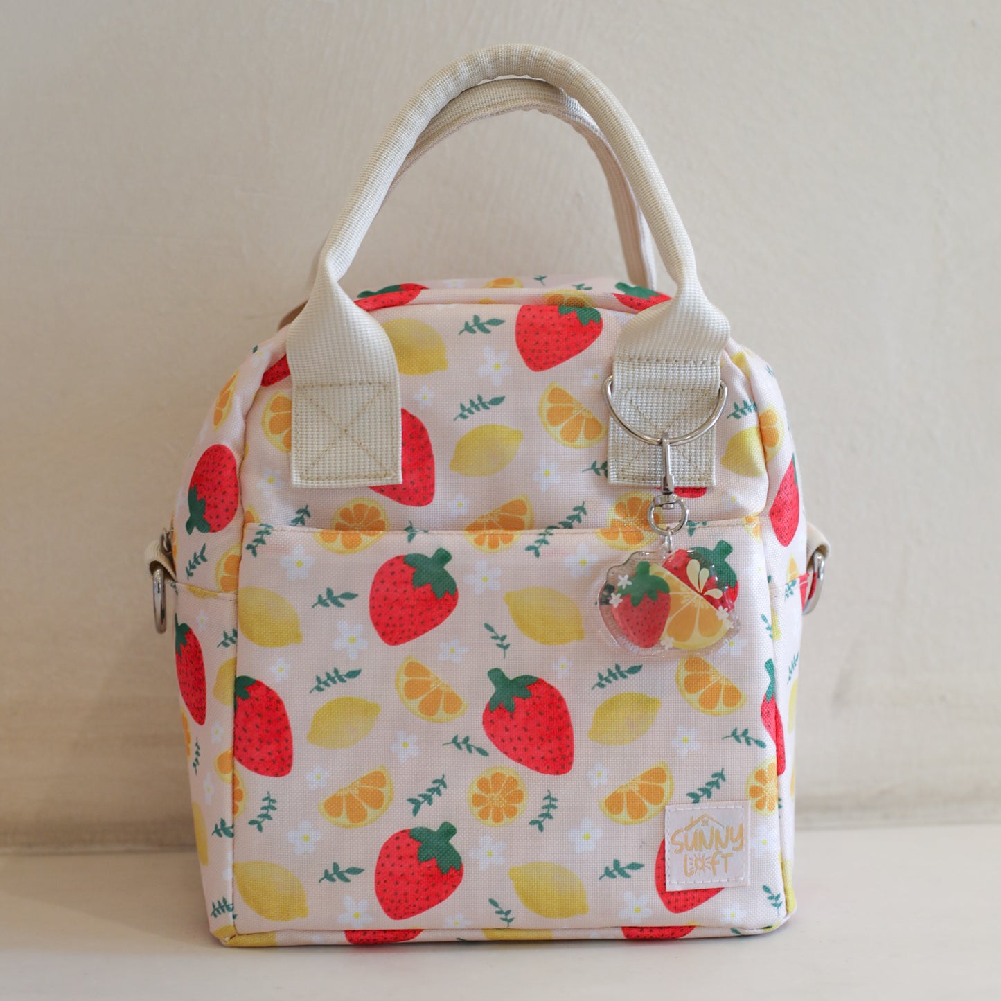 Strawberry Lemonade Bag Charm
