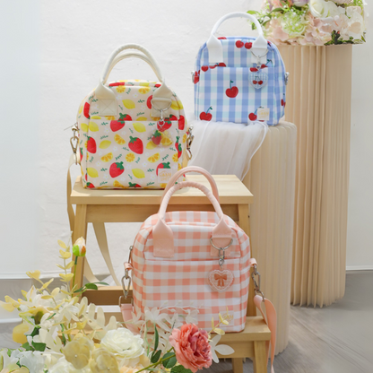 Peach Day Bag Charm